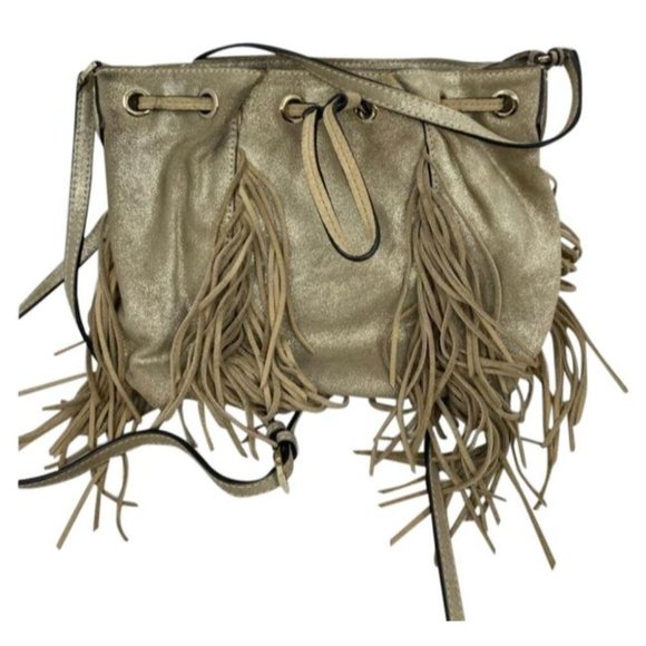 Diane Von Furstenberg Women's Gold Crossbody Bag - Picture 1 of 13